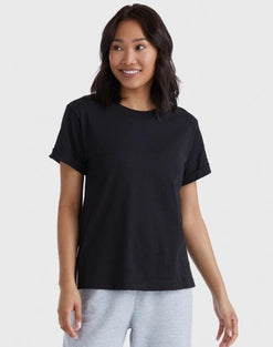 Hanes Originals Women's Short Sleeve T-Shirt With Side Vent