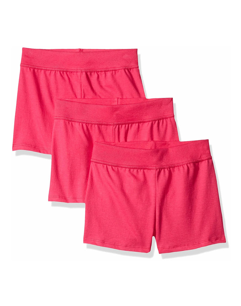 Hanes Girls' Jersey Short 3-Pack