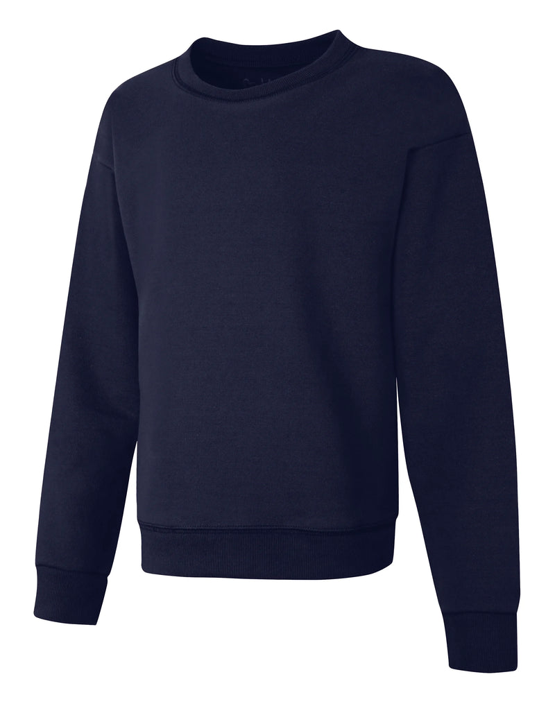 Hanes EcoSmart® Girls' Sweatshirt, Ribbed Fleece
