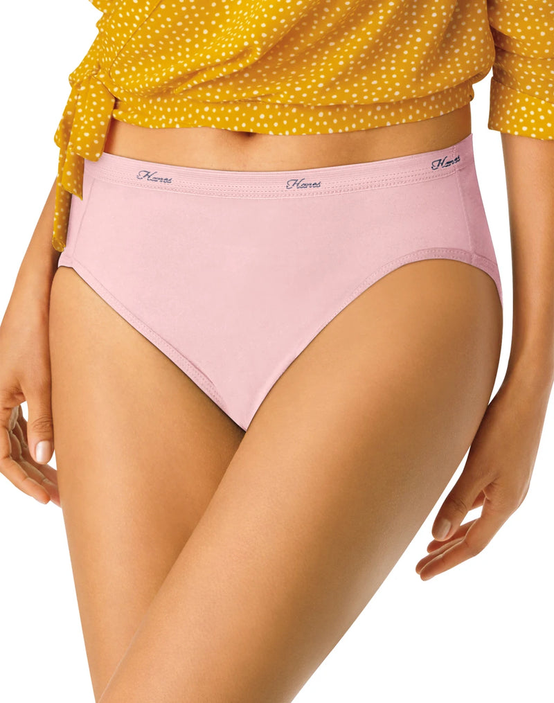 Hanes Women's Hi-Cut Panties 10-Pack