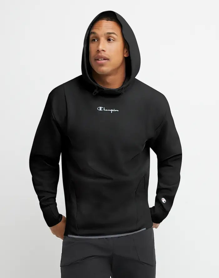 FLEX HOODIE, SCRIPT LOGO