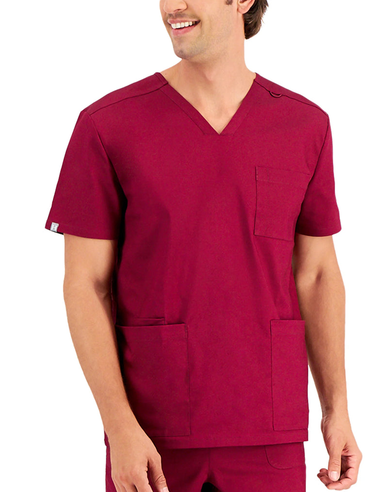 Hanes Unisex Cotton V-Neck Scrub Top