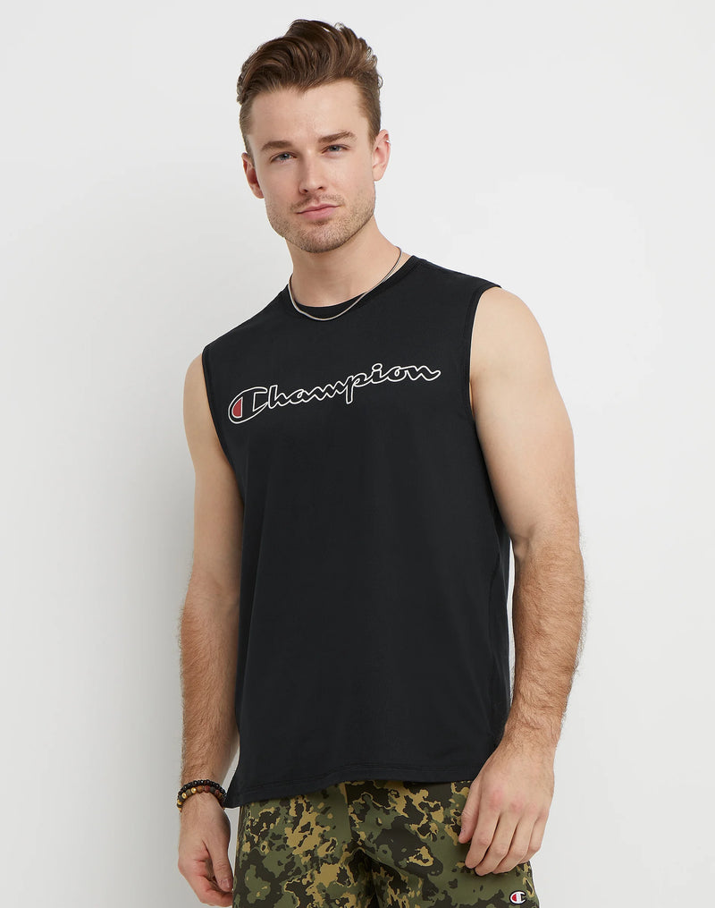 MVP MUSCLE TANK, SCRIPT LOGO