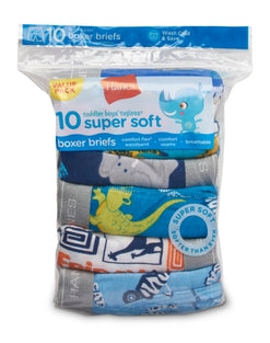 Toddler Boys’ Day of the Week Boxer Briefs, 10-Pack