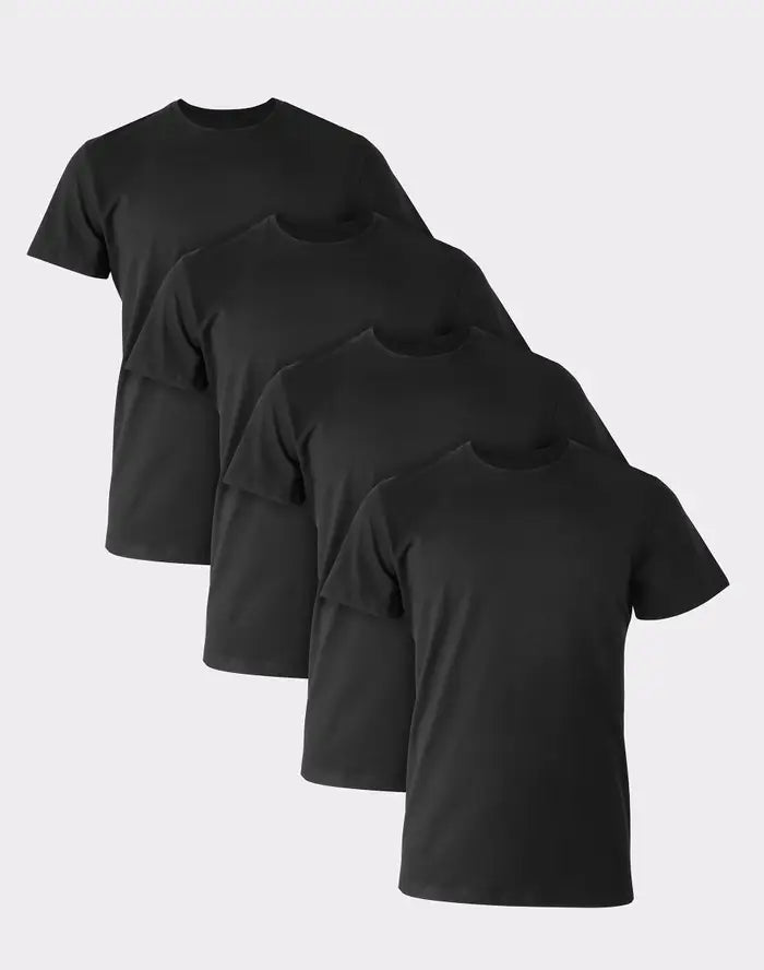 Hanes Ultimate® Men's Comfort Fit Stretch Crewneck Undershirt 4-Pack