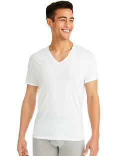 Hanes Ultimate® Men's Comfort Fit V-Neck Undershirt 4-Pack