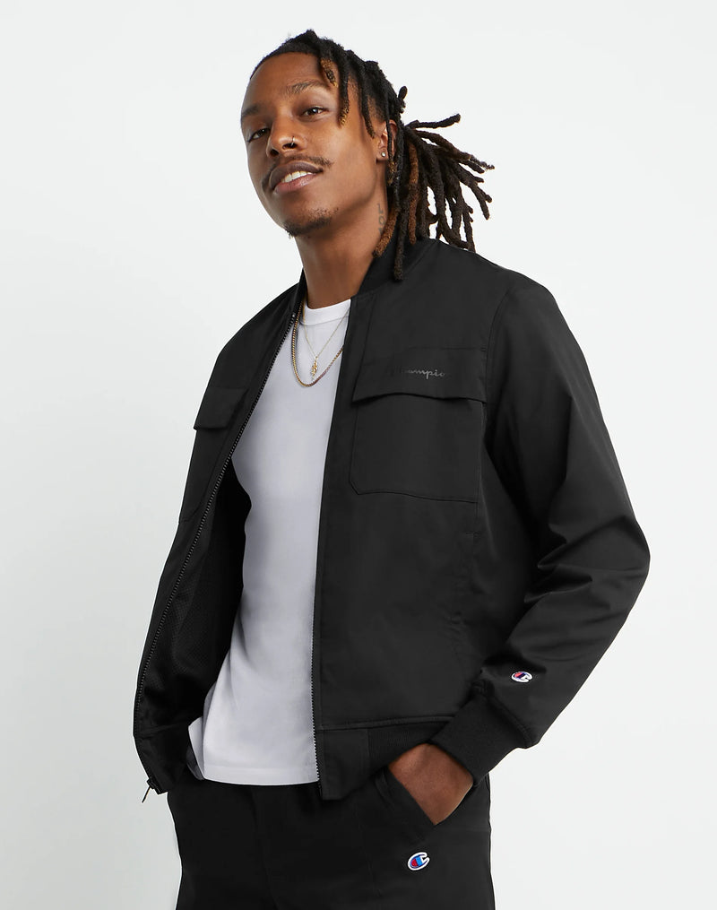 LIGHTWEIGHT BOMBER JACKET, CHAMPION SCRIPT