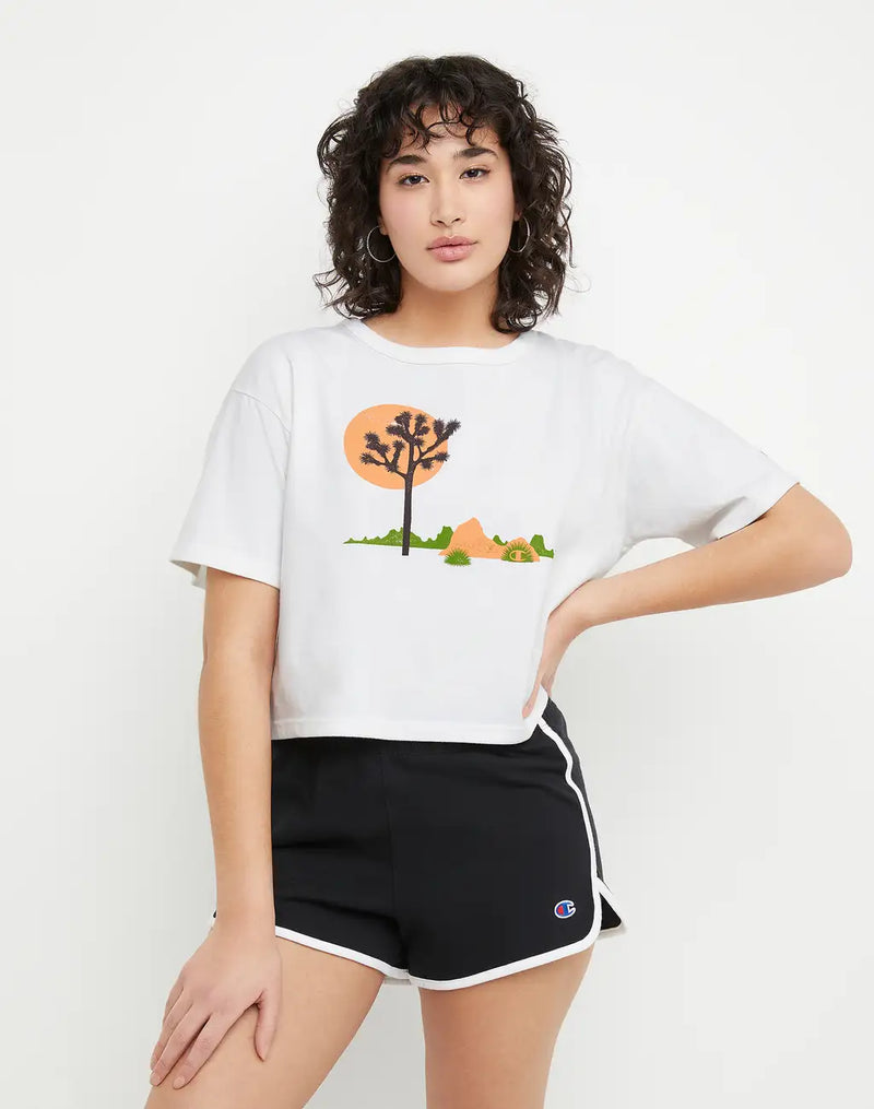 HERITAGE CROPPED TEE, COACHELLA VALLEY