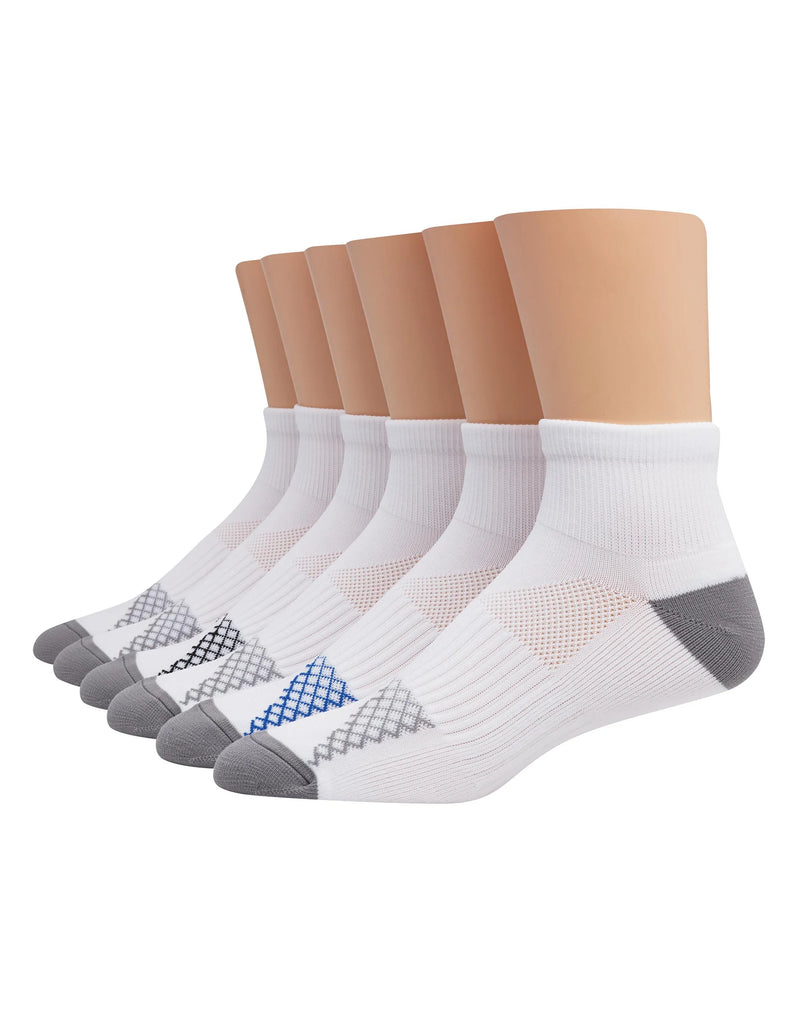 Hanes Men's X-Temp™ Performance Ankle Socks 6-Pack