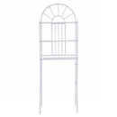 3 Shelf Over The Toilet Bathroom Cabinet Space Saver Towel Storage Rack Organizer White Modern Bathroom Organizer HW54182