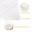 4" Twin Size Mattress Topper Hypoallergenic Microfiber Down Alternative Pad Home