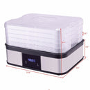 Food Dehydrator Preserver 5 Tray Snacks Meat Fruit Vegetable Dryer