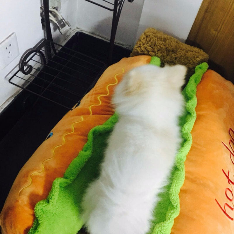 Hot Dog Bed various Size Large Dog Lounger Bed Kennel Mat Soft Fiber Pet Dog Puppy Warm Soft Bed House Product For Dog And Cat