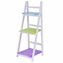 3-Tier Display Shelf Living Room Storage Cabinet Modern Organizer