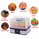 Food Dehydrator Preserver 5 Tray Snacks Meat Fruit Vegetable Dryer