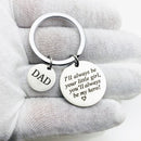 Dad I Will Always Be Your Little Girl You Will Always Be My Hero Creative Father's Day Gift Stainless Steel Personality Fashion