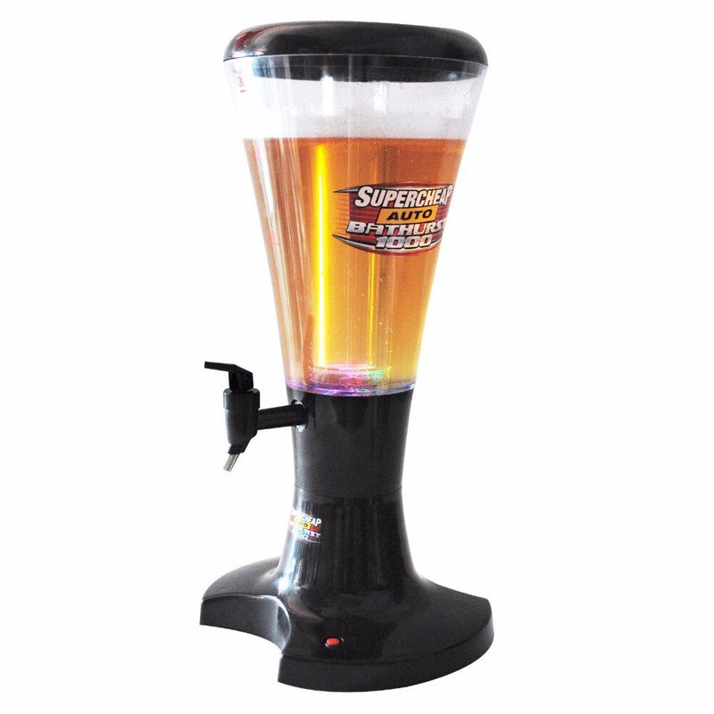 3L Cold Draft Beer Tower Dispenser Plastic with LED Lights New   KC25944-5