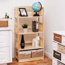 Multipurpose Storage Rack Living Room Display Collection Garage Shelf w/ Baskets