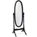 Swivel Full Length Ovel Floor Mirror Wooden Cheval Free Standing Dressing