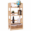 Multipurpose Storage Rack Living Room Display Collection Garage Shelf w/ Baskets