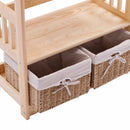 Multipurpose Storage Rack Living Room Display Collection Garage Shelf w/ Baskets