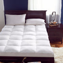 4" Twin Size Mattress Topper Hypoallergenic Microfiber Down Alternative Pad Home