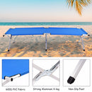 Aluminum Folding Camping Bed Outdoor Portable Military Cot Hiking Travel W/ Bag