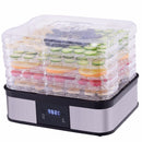 Food Dehydrator Preserver 5 Tray Snacks Meat Fruit Vegetable Dryer