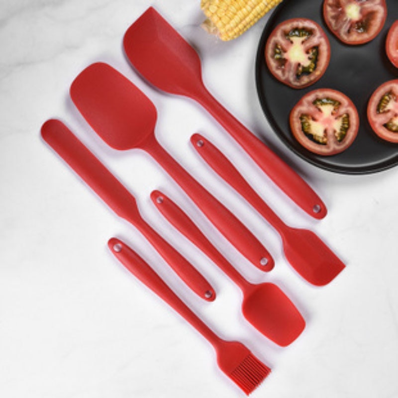 6PCs Heat Resistant Silicone Cookware Set Nonstick Cooking Tools Kitchen Baking