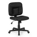 Mesh Computer Chair Low Back Adjustable Task  Armless Chair