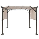 2PCS 16x4 Ft Universal Replacement Canopy for Pergola Structure Sun Awning