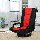 360-Degree Swivel Gaming Floor Chair with Foldable Adjustable Backrest
