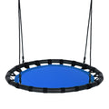 40” Flying Saucer Round Tree Swing Kids Play Set w/Adjustable Ropes Outdoor