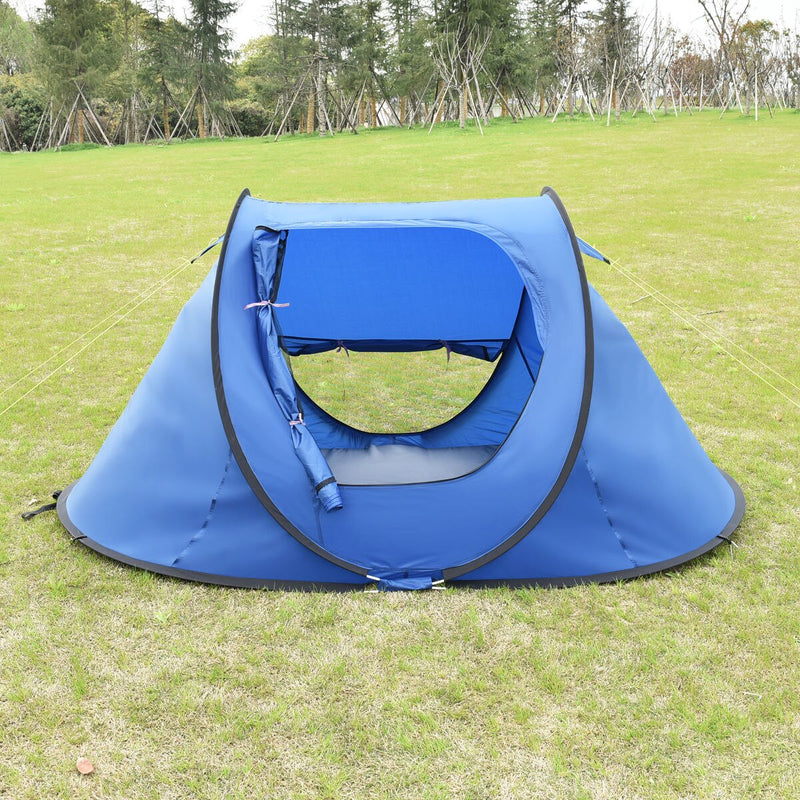 Waterproof 2-3 Person Camping Tent Automatic Pop Up Quick Shelter Outdoor Hiking