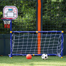 Children Basketball Hoop 2 In 1 Outdoor Sports Kids Football Goal Boys Soccer Toy