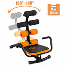 Core Fitness Abdominal Trainer Crunch Exercise Bench Machine 3 Levels Adjustable Sturdy Construction Soft Foam Sit-up Machine