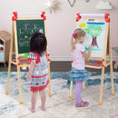 Top Shaft with Tray Model Children Easel Removable Tray at the Bottom