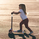Kids Kick Scooter Flashing Wheel Adjustable Foot Scooter Children Outdoor Sport Toy Quick Disassembly 3-Wheel Scooter Skateboard