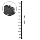 VEVOR 12/24 Bottle Wall Mount Wine Rack Kitchen Storage Holder Metal