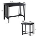 Costway 3 PCS Modern Counter Height Dining Set Table And 2 Chairs Kitchen