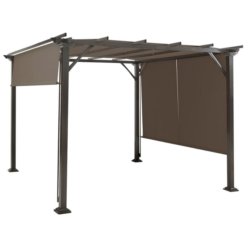 2PCS 16x4 Ft Universal Replacement Canopy for Pergola Structure Sun Awning