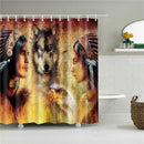 High Quality Polyester Fabric Shower Curtains  Marilyn Monroe Movie Poster with Hooks