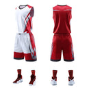 High quality kids men throwback basketball training jersey set