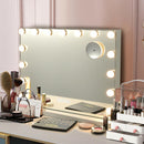 Hollywood Vanity Lighted Mirror Touch Control Magnification Bluetooth Speaker