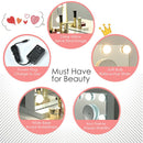 Hollywood Vanity Lighted Mirror Touch Control Magnification Bluetooth Speaker