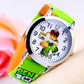 Cartoon Children Watches For Boys Kids Quartz Cool Sport Strap Leather Wristwatch