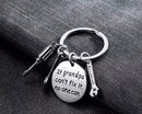 Father's Day Gifts Keyrings If Dad / Grandpa Can't Fix It No One Can Key Chain