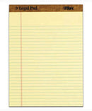 TOPS The Legal Pad, 8-1/2 in. x 11-3/4 in., Canary, 12-count