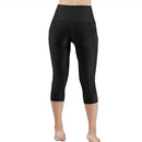 Women High Waist Spandex Workout Leggings with Pockets