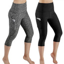 Women High Waist Spandex Workout Leggings with Pockets